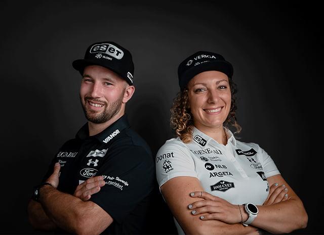 Martin Čater in Ilka Štuhec - Portretna fotografija